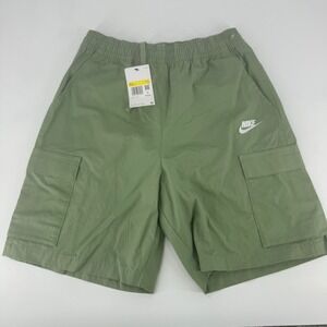 Nike Mens SPTCAS Cargo Shorts Size S Olive Green FB1246 386